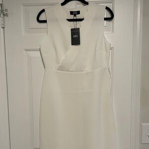 ABS Collection Formal White Sleeveless Dress with Tags